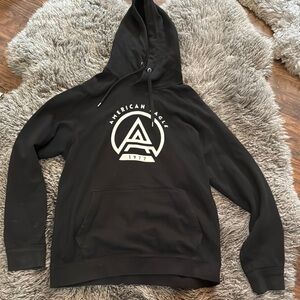 American Eagle Outfitters Black Hoodie for Men